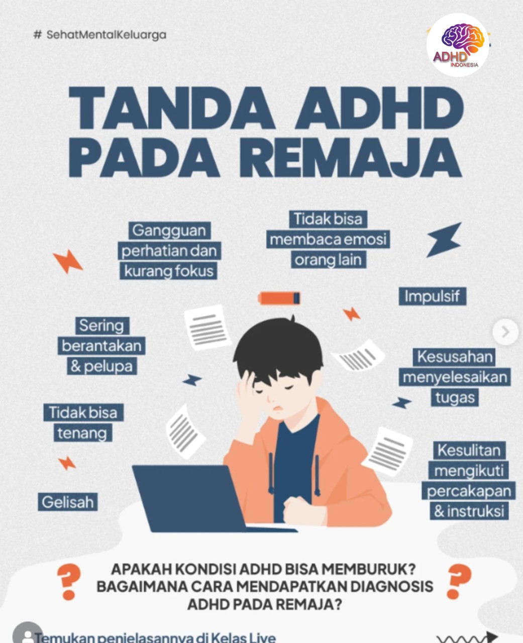 Screening ADHD Non-Diagnostik: Edukasi Awal bagi Orang Tua di Kabupaten Bengkulu Utara